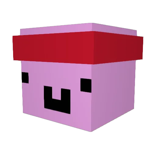 Princess_Sleepy Minecraft avatar head, 3D render