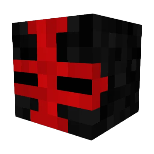 Principessa66 Minecraft avatar head, 3D render