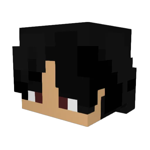 Princo_Princo Minecraft avatar head, 3D render