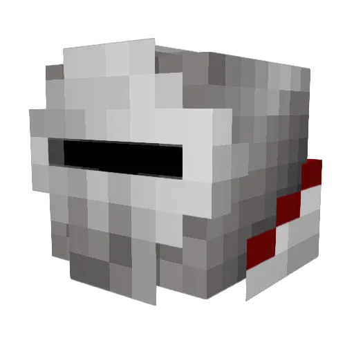 PringleKitten Minecraft avatar head, 3D render