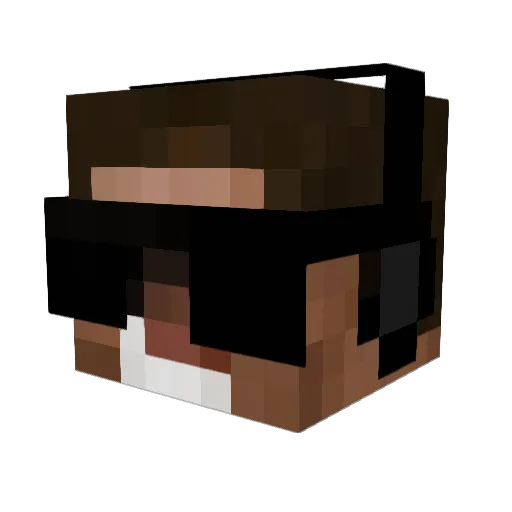 Printax Minecraft avatar head, 3D render