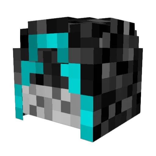 Printix Minecraft avatar head, 3D render