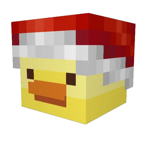 PrintzAppleJack Minecraft avatar head, 3D render