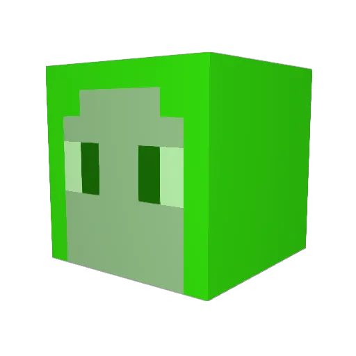 PrinzAP Minecraft avatar head, 3D render