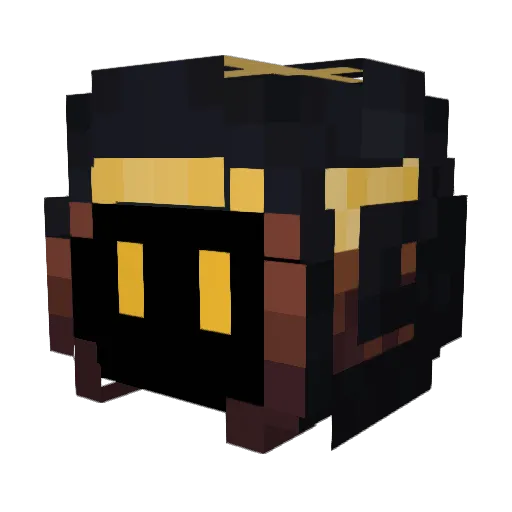 PrinzVal Minecraft avatar head, 3D render