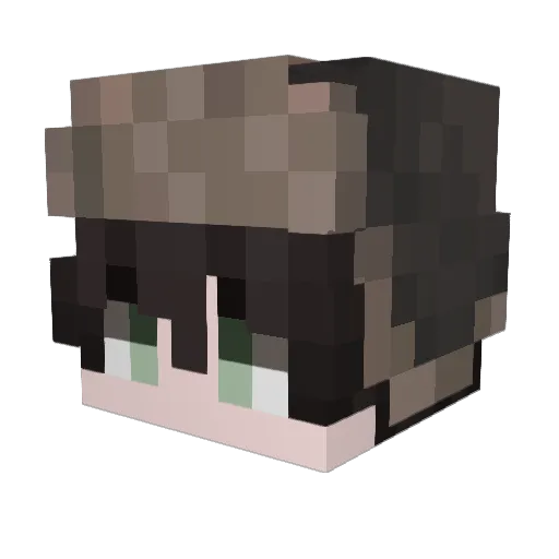 PrinzyLeon Minecraft avatar head, 3D render