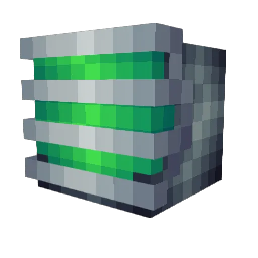 Priorbobi Minecraft avatar head, 3D render