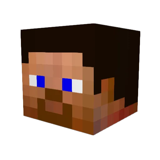 PrisGoose Minecraft avatar head, 3D render