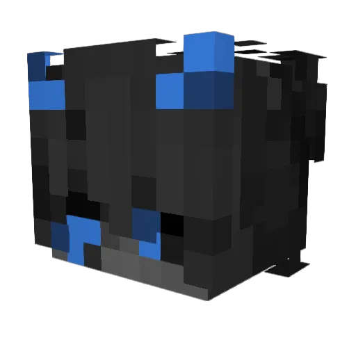 Pris_Mix Minecraft avatar head, 3D render
