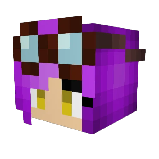Priscy_Lia Minecraft avatar head, 3D render