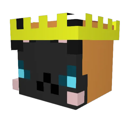 Prism_XC Minecraft avatar head, 3D render