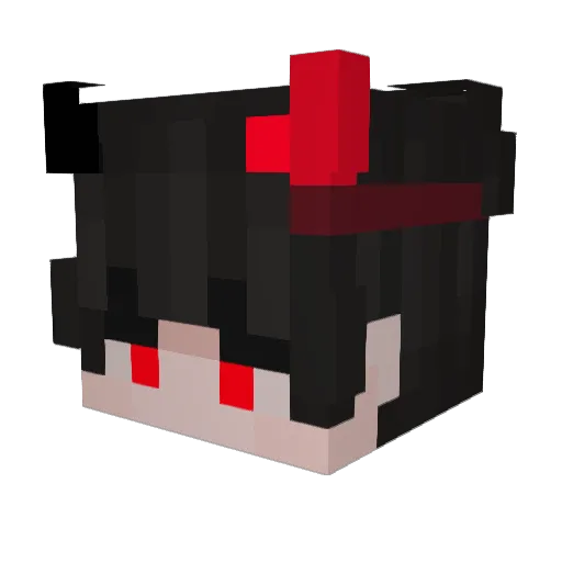 Prisma908 Minecraft avatar head, 3D render