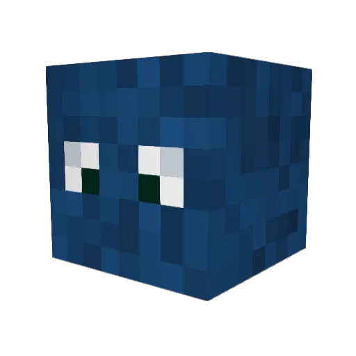 Prismade Minecraft avatar head, 3D render