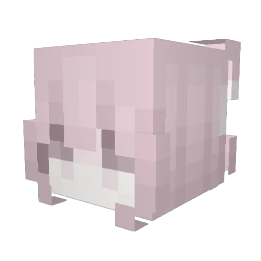 Prismane Minecraft avatar head, 3D render