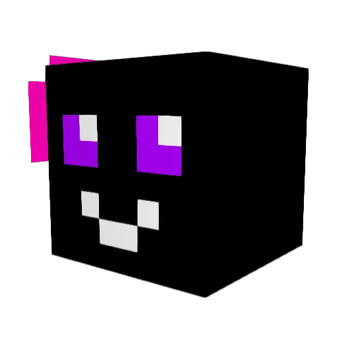 PrismaticMoose Minecraft avatar head, 3D render