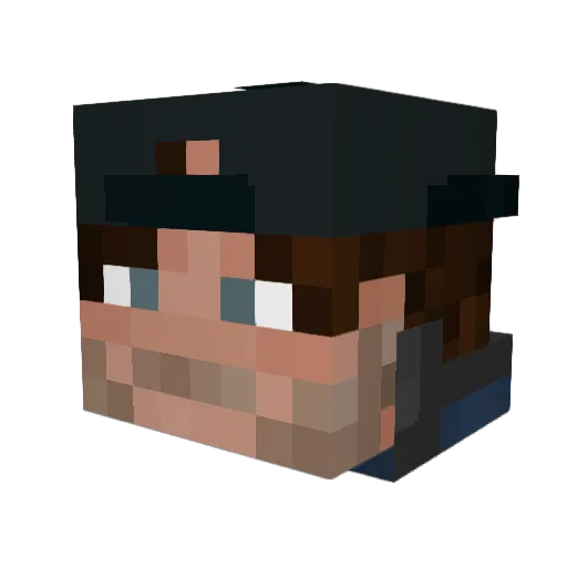 Minecraft-Avatar von PrismoT_T: Kopf als 3D-Render