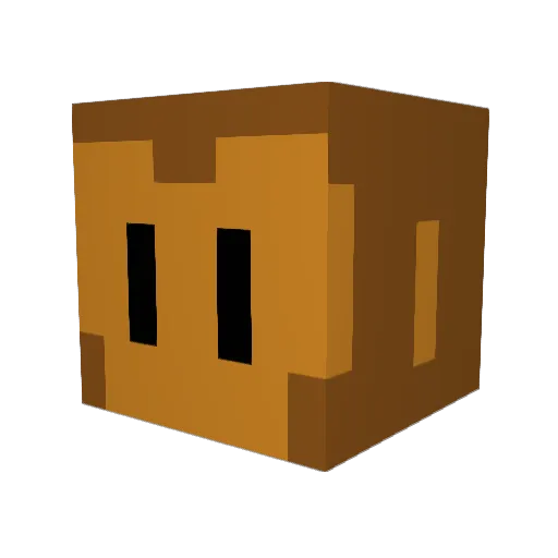 Pristh_ Minecraft avatar head, 3D render