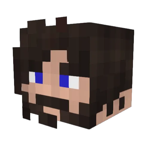 PrivateJoker76 Minecraft avatar head, 3D render