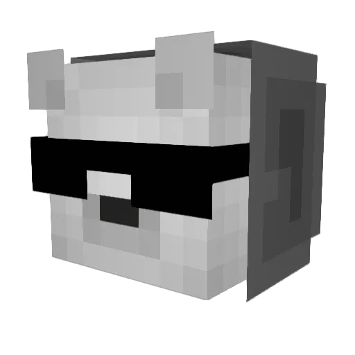 Priyacookies Minecraft avatar head, 3D render