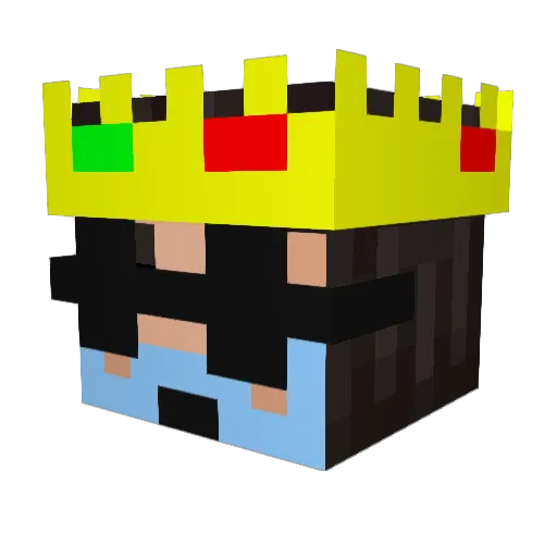 Priyankxp4 Minecraft avatar head, 3D render