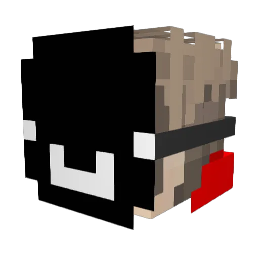 Prize_liner9 Minecraft avatar head, 3D render