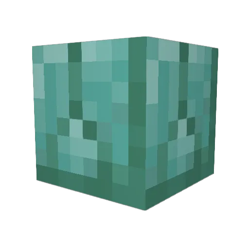 PrizmaEx12 Minecraft avatar head, 3D render