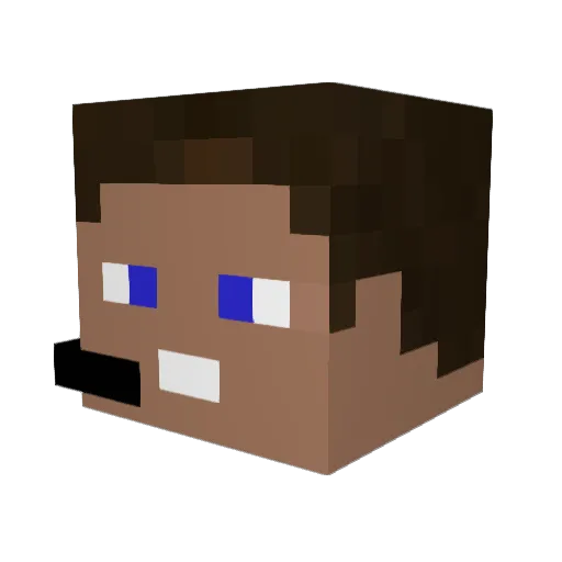 Prizrak2015 Minecraft avatar head, 3D render