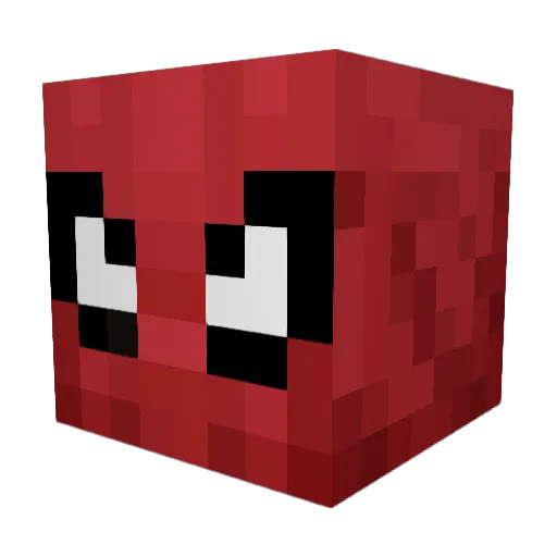Prkrdl Minecraft avatar head, 3D render