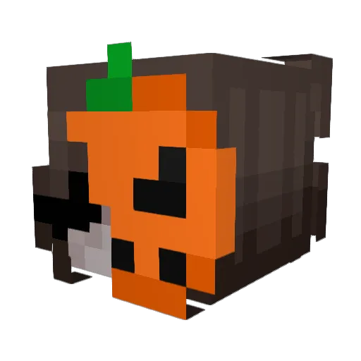 Prlxy Minecraft avatar head, 3D render