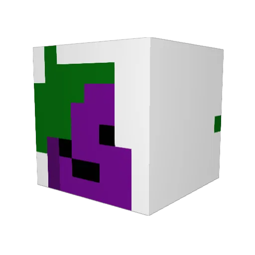 Pro313 Minecraft avatar head, 3D render