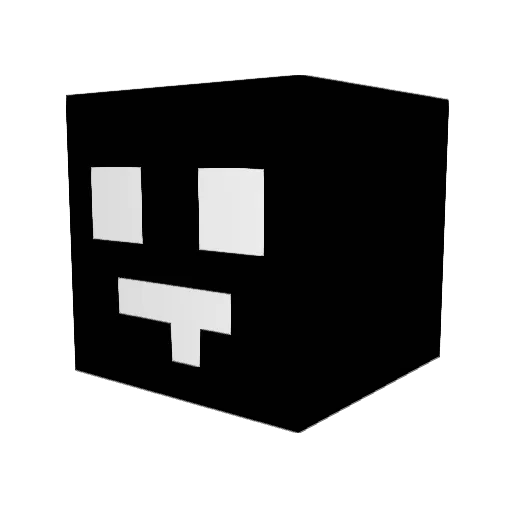 Pro7Teen Minecraft avatar head, 3D render