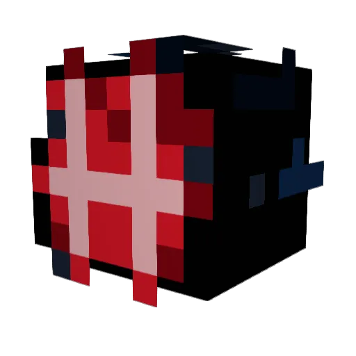 Pro9009 Minecraft avatar head, 3D render