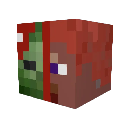 ProAchillesGr Minecraft avatar head, 3D render