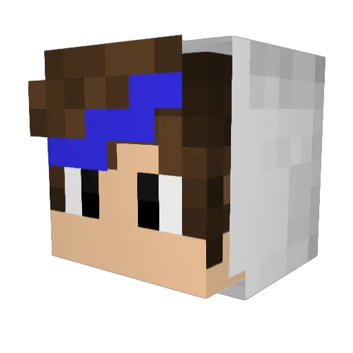 ProArdaHD Minecraft avatar head, 3D render