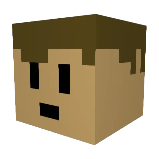 ProBoy1932 Minecraft avatar head, 3D render