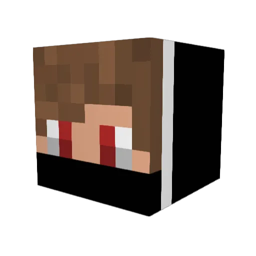 ProCaganPvP Minecraft avatar head, 3D render