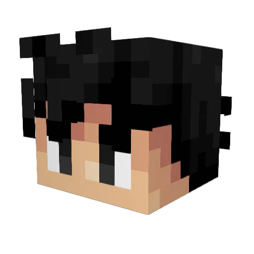 ProCozmo Minecraft avatar head, 3D render
