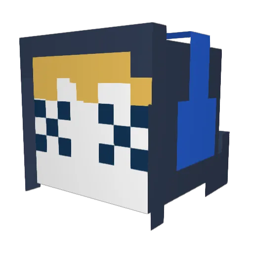 ProCrafter01234 Minecraft avatar head, 3D render