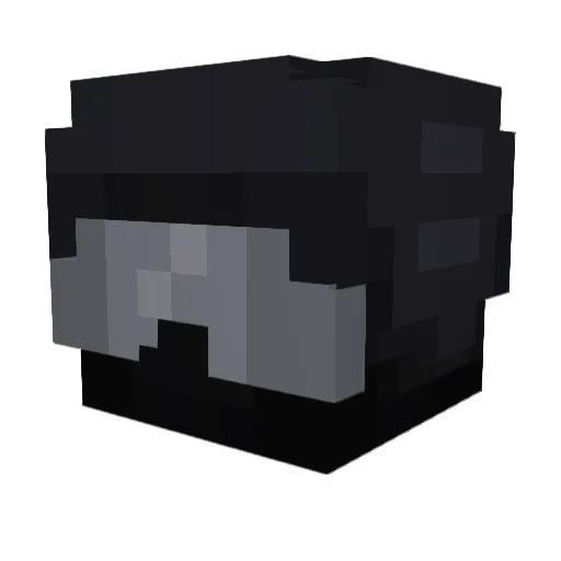 ProDawid08 Minecraft avatar head, 3D render