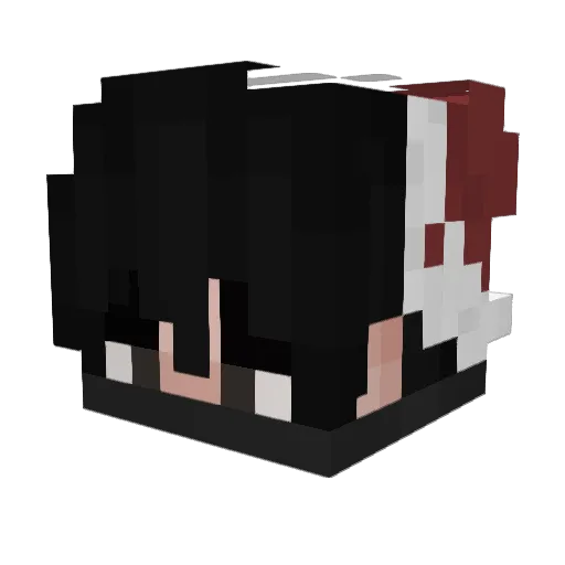 ProDemise Minecraft avatar head, 3D render
