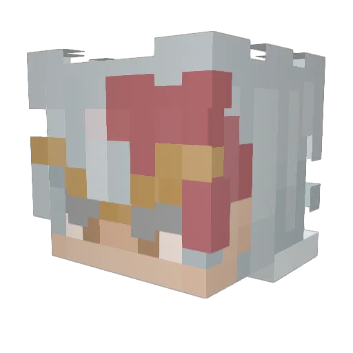 ProDream112 Minecraft avatar head, 3D render
