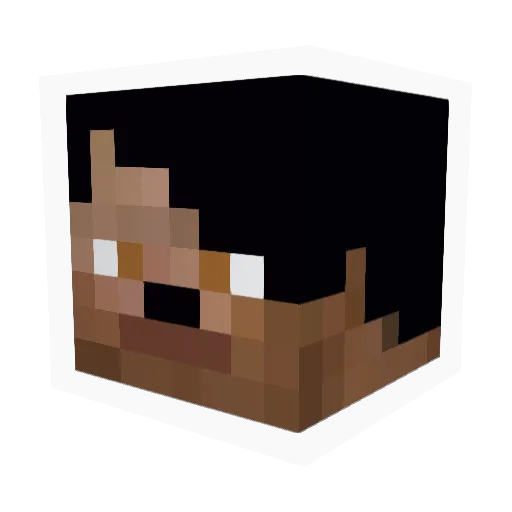 ProFights Minecraft avatar head, 3D render