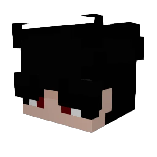 ProFunXD Minecraft avatar head, 3D render