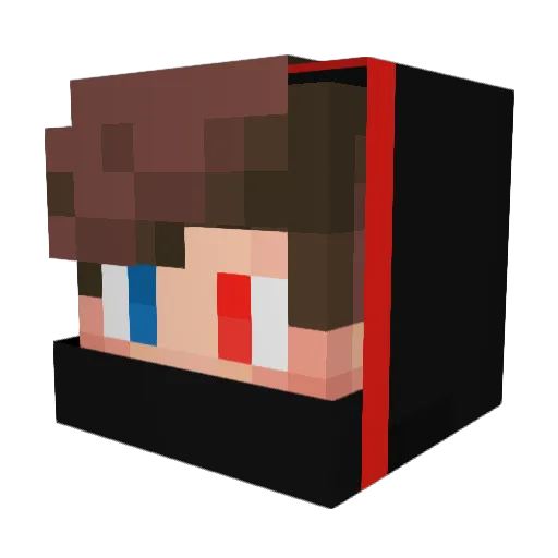 ProGamer_187 Minecraft avatar head, 3D render