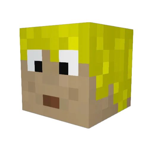 ProGamer_TV Minecraft avatar head, 3D render