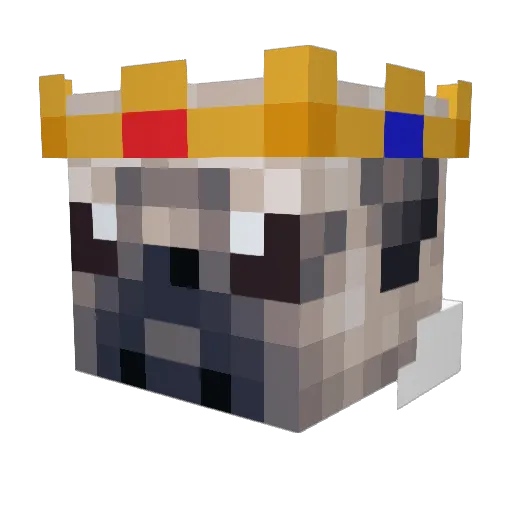 ProGamingPC Minecraft avatar head, 3D render