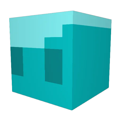 ProGemCollector Minecraft avatar head, 3D render