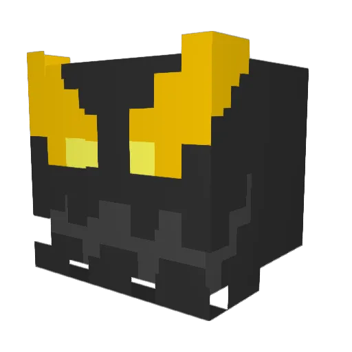 ProGlider Minecraft avatar head, 3D render