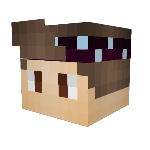 ProJumper99 Minecraft avatar head, 3D render