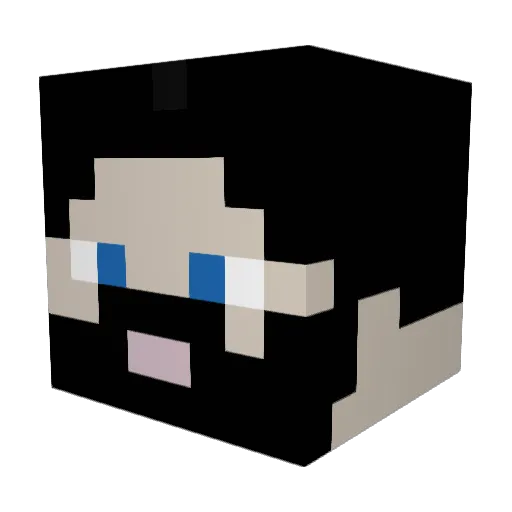 ProJxmes Minecraft avatar head, 3D render